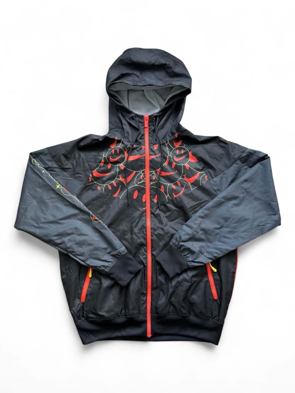 Nike Windrunner Jacket Go The Extra Smile Black Red